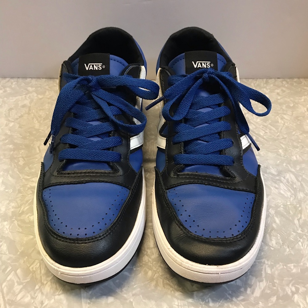 Vans Blue and Black Sneakers - Picture 2 of 11
